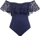 Fantasie Marseille Multi Bardot Badpak Donkerblauw FS6688TWT 80H