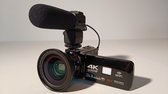 Mini caméra de vlogging professionnelle Ultra HD 4K | 48MP | Vision nocturne IR | WiFi | Avec microphone, objectif grand angle japonais, télécommande et carte mémoire de 16 Go