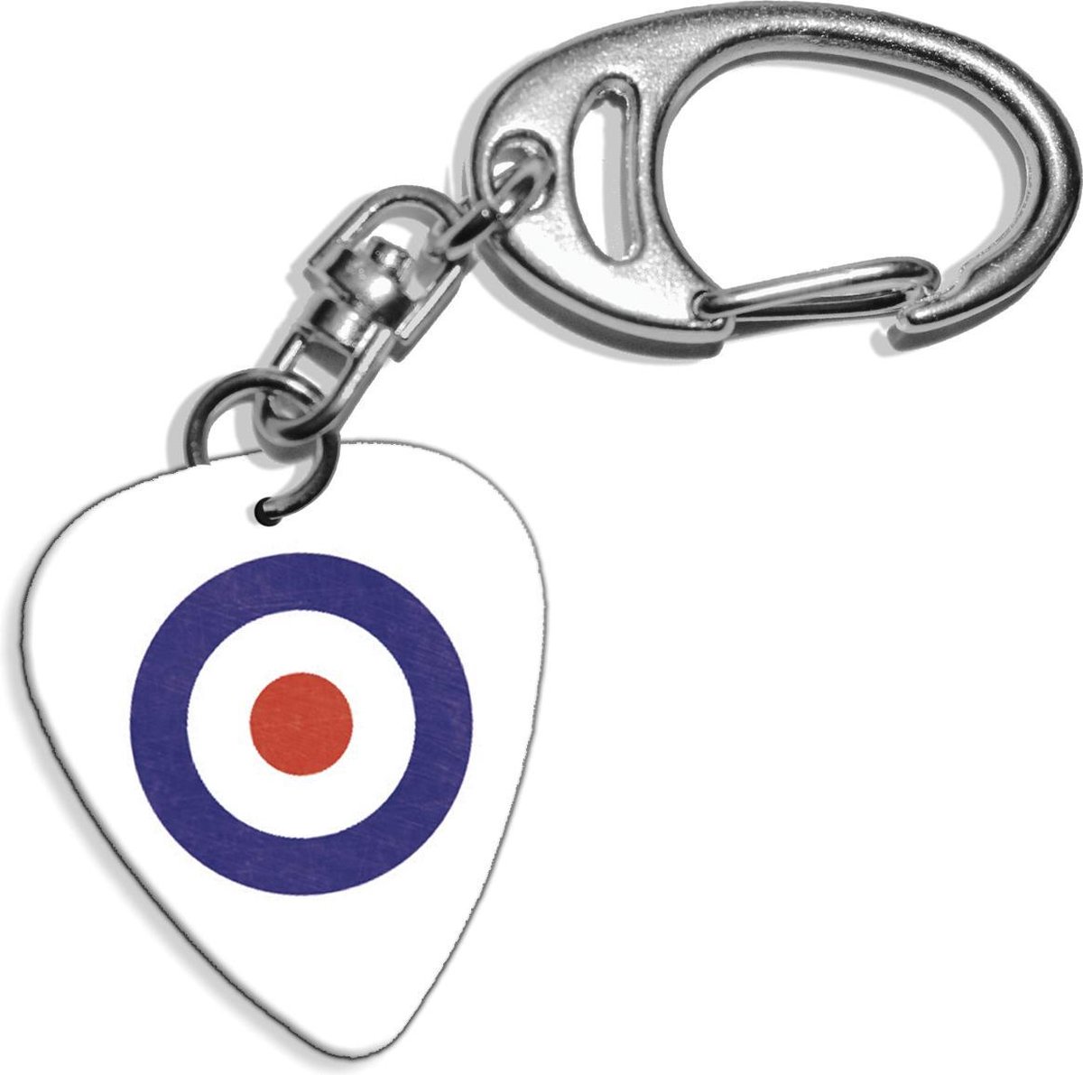 Plectrum sleutelhanger Mod Symbool