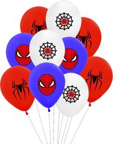 Spiderman Ballonnen - 10 Stuks - Marvel Avengers - Ballonnen Verjaardag - Helium Ballonnen - Peter Parker - Spider-Man - Superheld - Hero
