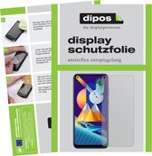 dipos I 6x Beschermfolie mat compatibel met Samsung Galaxy M11 Folie screen-protector (expres kleiner dan het glas omdat het gebogen is)