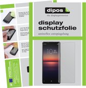 dipos I 6x Beschermfolie mat compatibel met Sony Xperia 1 II Folie screen-protector (expres kleiner dan het glas omdat het gebogen is)