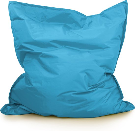 Drop & sit zitzak - Turquoise - 130 x 150 cm - binnen en buiten | bol.com