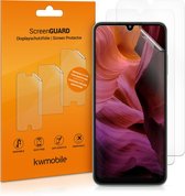 kwmobile 3x screenprotector voor Samsung Galaxy A22 4G - beschermende folie voor smartphone