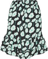 Vero Moda VMJANIE SHORT SMOCK SKIRT Zwart Dames Rok - Maat XL