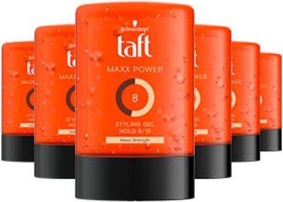 Taft MAXX Power Gel tottle 6x 300ml - Voordeelverpakking