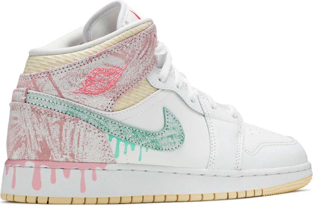 Nike Air Jordan 1 Mid Barely Rose Dames | Dames Hoog | SNEAKERS