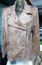 Damesmode snake print jasje, maat S/M