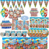Cocomelon Feestpakket XL 107 stuks- Versiering - Verjaardag -Baby JJ - + Gratis Cocomelon Bekertje