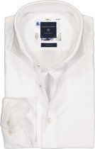 Profuomo Slim Fit  overhemd - wit Oxford soft - strijkvrij - Boordmaat: 42