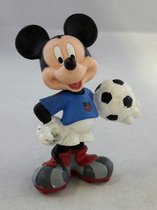 Disney - Mickey Mouse voetballer Italiaans tenue (+/-6,5 cm) - Merk : Bullyland.