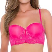 AFTER EDEN PEGGY Pink longline strapless bh 75B