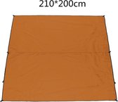 Strand Zon Onderdak Tarp Tent Schaduw Ultralight UV Tuin Luifel Luifel Zonnescherm Outdoor Camping Hangmat Regen Fly Orange 210x200cm