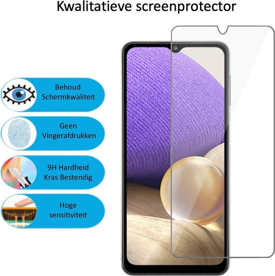 Samsung Galaxy A32 5G - Étui de livre Étui de portefeuille Or rose avec protection d'écran