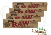 RAW Connoisseur King size Slim + tips (filter tip) Vloei - Lange Vloei - Vloeipapier - Rolling paper (Smoking) - 2 stuks