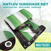 TBG™-Schaduwdoeken vierkant-Strand Zon Onderdak Zonnescherm Bescherming Netto-Green-4x4M