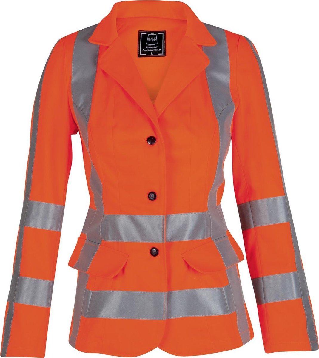Havep Korte jas dames ISO20471-2 30137 Fluo Oranje