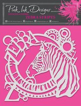 Pink Ink Designs Stencil - Dieren - Zebra - 20 x 20cm