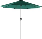 Nancy's Fordyce Parasol - Zonwering - Achthoekig - Inklapbaar - Zwengel - Polyester - Groen - Rood - 3 m
