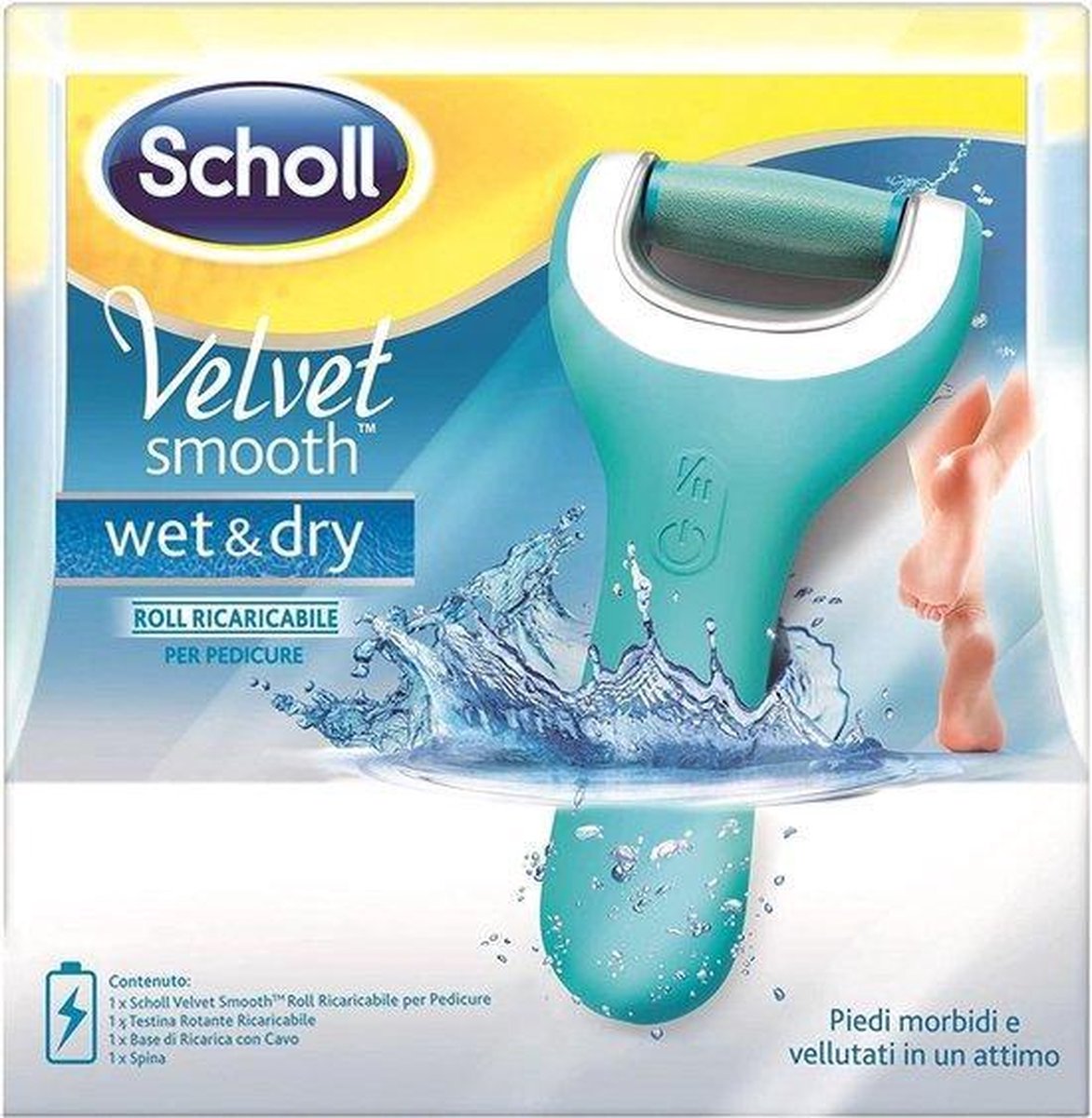 Ook schroot min Scholl Velvet Smooth Voetvijl Wet & Dry - Starter - 1 stuk | bol.com