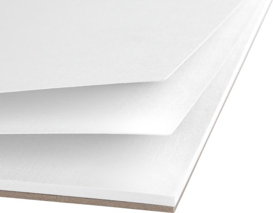 Licht bagageruimte Relatief edding acrylverf papier - A4 formaat - 300 gram - 10 vellen - Linnen  structuur - Voor... | bol.com