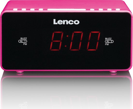 Lenco CR-510 PK Wekkerradio Roze