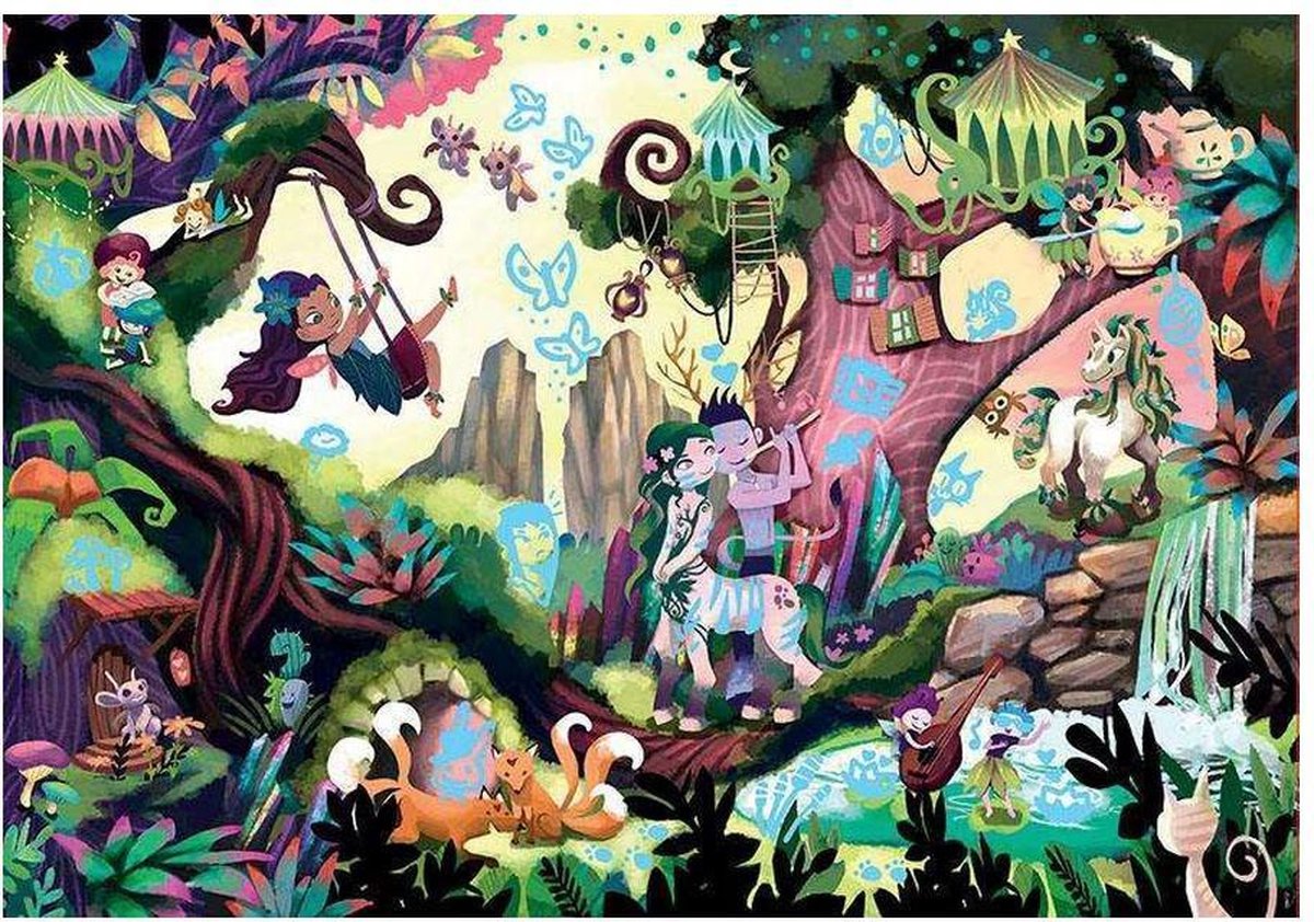 Educa Borras Mysterieuze Junior Bosque Magico Houten Puzzel 200 Stukken Veelkleurig