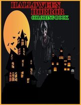 Halloween horror coloring book