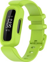 YONO Siliconen Bandje geschikt voor Fitbit Ace 3 Kids - Inspire 2 - Groen