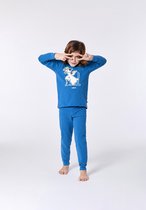 Woody pyjama jongens - ijsbeer - streep -212-1PZL-Z/906 - maat 104