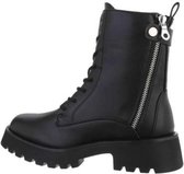 Boots Black Zipper