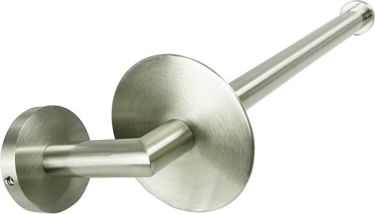 Diamond Line Rondo - Reserverolhouder - Hangend - 2 Rollen - Messing - RVS Look