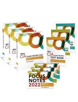 Wiley CIA 2022: Exam Review + Focus Notes + Test Bank Complete Set (2-Year Access)