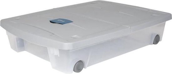 Power Tower SOUS-LIT BOX 50L avec anti-mites - blocage des odeurs