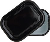 Zangra emaille ovenschaal 17 cm - zwart