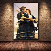 Klassieke Titanic Film Print Poster Wall Art Kunst Canvas Printing Op Papier Living Decoratie 13X18cm Multi-color