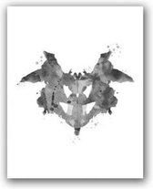 Rook Rorschach Waterverf Print Poster Wall Art Kunst Canvas Printing Op Papier Living Decoratie  LEEP-742