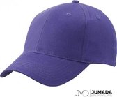 Jumada's Baseball Cap - Baseball Pet - Met 6 Panelen - Katoen - Paars