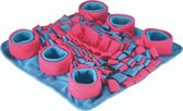 Roze snuffelmat - Roze snuffelmat voor honden en katten -MYRE -  Speelgoed voor Dieren - Honden - Katten - Huisdieren - Blauwe snuffelmat - Roze snuffelmat - 40 x 40 cm -  Zacht - Dierenplezi