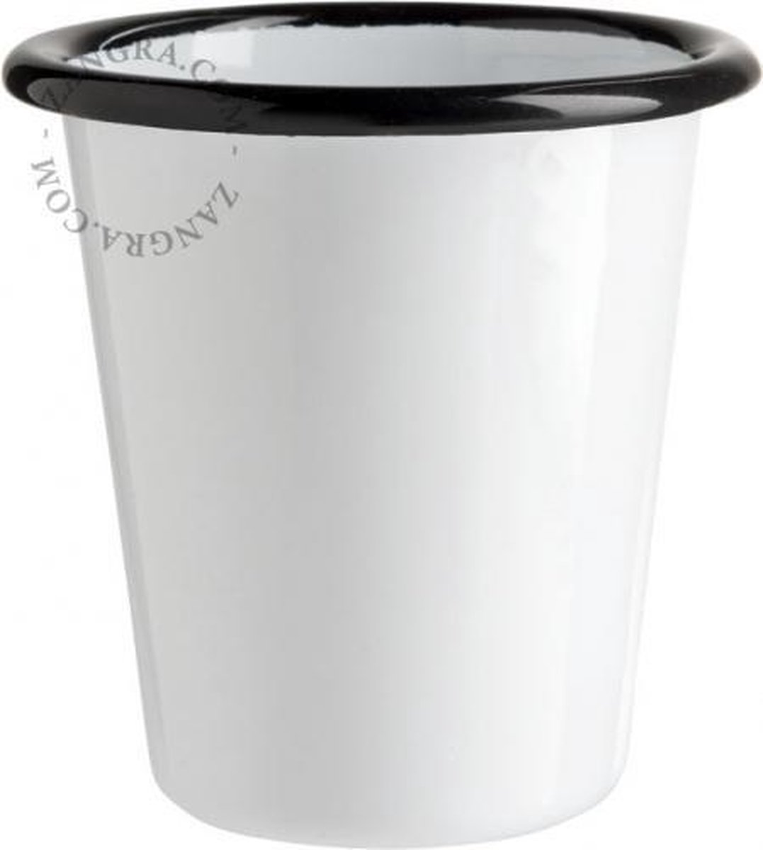 Zangra emaille beker 31 cl - wit