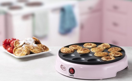 Bestron Poffertjespan - APFM700SDP - 800W - Poffertjesmaker - Electrisch - Roze - 5 jaar garantie — afbeelding 5