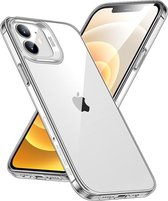 ESR Classic Hybrid - iPhone 12 / iPhone 12 Pro Hoes + 2x iPhone 12 Screenprotector - Schokbestendige Back Cover met iPhone 12/12 Pro Tempered Glass - Soft TPU Case - Transparant