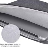 Laptop Sleeve voor Lenovo Thinkpad - extra bescherming - Met Ritssluiting - extra accessoiresvak hoes - met zijvak - spatwaterbestendig - 13,3 inch ( Donkergrijs )