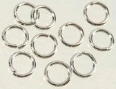Buigring 12 mm silverplated 10 stuks