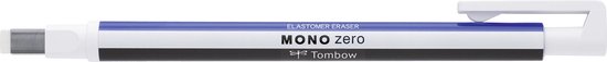 Precision eraser MONO zero, refillable, square tip 2,5 mm x 5 mm, blue/white/black, bulk