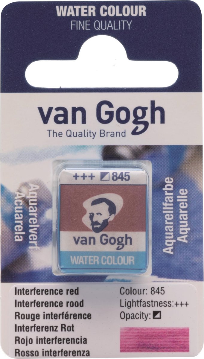 Aquarelverf - 845 Interference Rood - van Gogh - Napje