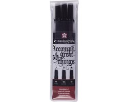 Sakura Pigma Calligrapher set, 3-delig 1, 2 en 3mm