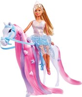 Simba - Steffi Love Princess and Horse - Modelpop 29cm - Jurk + Tiara - Inclusief kappersaccessoires