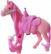 speelgoedpaard 13 cm roze