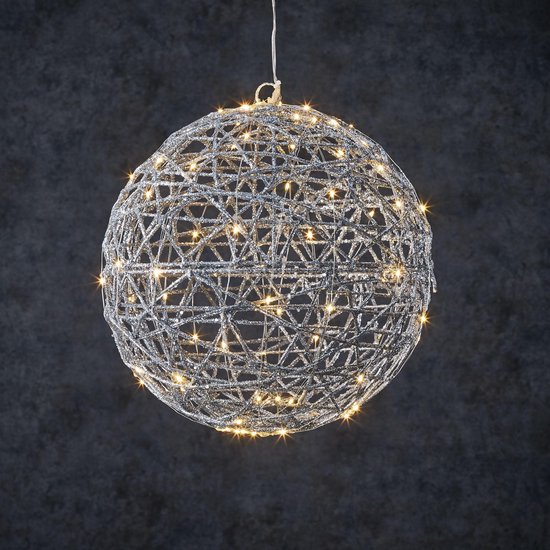 Boule lumineuse LED clignotante chaude, Ø 60 cm | DecoWoerner